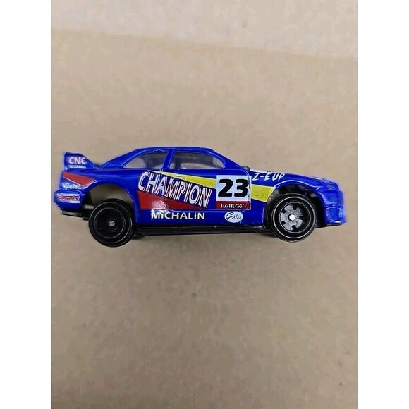 CHAMPION MICHALIN MOOPAR PARTS PAIBOX #23 BLUE 1:64 DIECAST 3" NASCAR RACE CAR - Picture 4 of 6